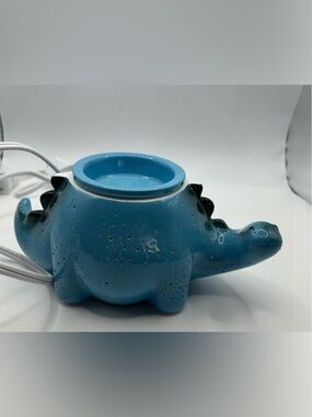 Blue Ceramic Dinosaur Wax Warmer